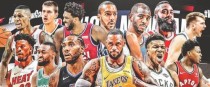 NBA2021历史排行榜前十名（揭秘NBA历史上最耀眼的球星，他们的统治力是无可匹敌的）