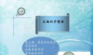 掌握排球技巧，垫球与发球要领大揭秘（打造高水平垫球与发球技术，让你成为排球场上的明星选手）